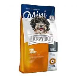 АКЦИЯ Happy Dog Mini Adult для собак для мелких пород 0,8+0,2 кг влажного корма -  Сухой корм для собак Happy dog     