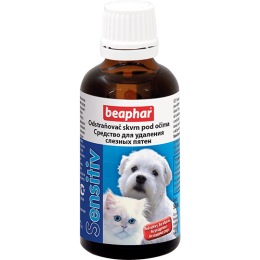 Засіб Sensitiv для видалення слізних плям у котів і собак 50 мл -  Засоби догляду та гігієни для собак Beaphar     