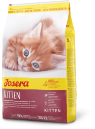 Josera Kitten 10кг Корм для годуючих кішок і кошенят -  Корм для виведення вовни -    
