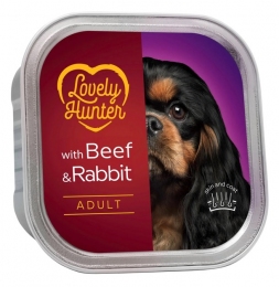 Корм Lovely Hunter Adult Beef and Rabbit Влажный для собак говядина и кролик 150 гр. -  Влажный корм для собак - Другие     
