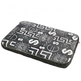 Топер матрас мебельная ткань+велсофт темно-серый -  Домики и лежаки для собак -   Тип: Прямоугольный  
