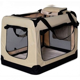 Кеннел сумка-манеж для животных бежевый -  Сумки и переноски для кошек - Другие     