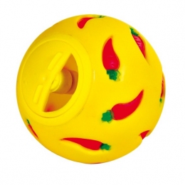 Мяч для лакомств пластик 7,5 см -  Игрушки для кошек -   Материал: Каучук  
