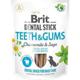 Ласощі Brit Dental Stick Teeth & Gums для собак здорові ясна та зуби, ромашка та шавлія 7 шт. 251 гр. - Similar products