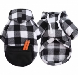 Худі в клітинку біле, 5XL -  Собаки -    