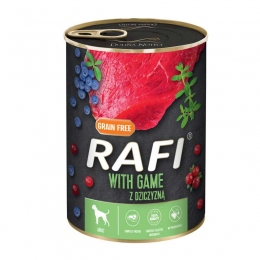 Dolina Noteci Rafi консерви для собак паштет дичина, лохина і журавлина (65%) 304913 - Консерви для собак