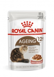 Royal Canin AGEING +12 кусочки паштета в желе для пожилых кошек 85г -  Влажный корм для котов -   Возраст: Стареющие  