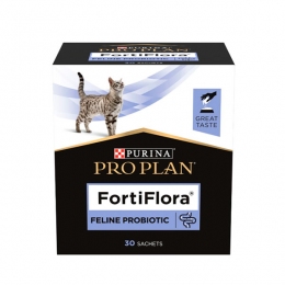Pro Plan Veterinary Diets Fortiflora кормова добавка з пробіотиком для котів -  Ветпрепарати для кішок - Pro Plan     