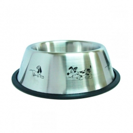 Миска Design для спаниеля с рисунком d18, 900 мл -  Миски и стойки для собак -   Материал: Металлические  
