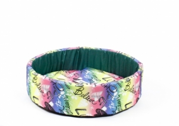 Оксфорд Омбре лежак. -  Домики и лежаки для собак Fifa     