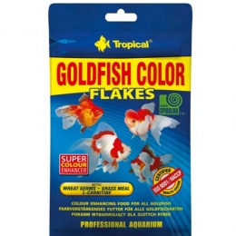 Хлопья для золотых рыб Tropical goldfish color 12г 703717 -  Корм для рыб -   Назначение: Для усиления окраса  
