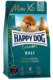 Happy Dog мини XS Бали Сухой корм для собак мелких и очень мелких пород с курицей и куркумой -  Сухой корм для собак Happy dog     