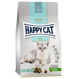 Happy Cat Sensitive Light Сухой корм для взрослых кошек с избыточным весом и для поддержания веса -  Корм для кошек Happy cat  