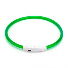 Ошейник для собак светящийся с USB-зарядкой 70 см -  Ошейники для собак -    