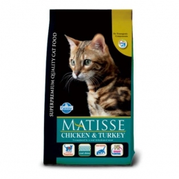 Farmina (Фарміна) Matisse Cat Сухий корм для кішок з куркою та індичкою 1,5 кг -  Сухий корм для кішок -   Потреба Живуть в приміщенні  