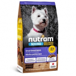 NUTRAM S7 Small Breed Adult Сухий корм для собак дрібних порід, курка та коричневий рис, 2 кг -  Корм для собак Nutram (Нутрам) 