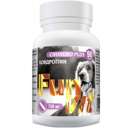 Вітаміни FunVit Chondro Plus з хондроїтином для собак - Вітаміни для суглобів, кісток та зубів для собак