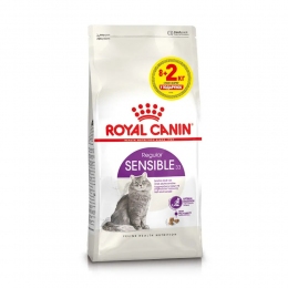АКЦИЯ Royal Canin Sensible сухой корм для кошек с чувствительным пищеварением 8+2 кг -  Сухой корм для кошек -   Вес упаковки: 10 кг и более  