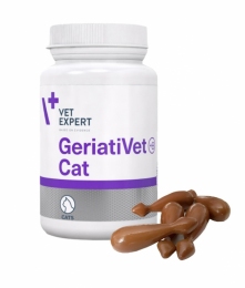 Вітаміни для котів Vet Expert GeriatiVet Cat, 60 капсул -  Вітаміни для кішок - VetExpert   