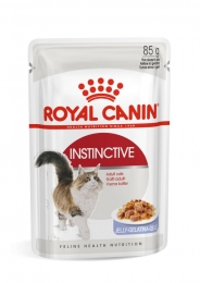 Royal Canin INSTINСTIVE (Роял Канин) влажный корм для кошек кусочки паштета в желе 85г -  Корм для привередливых котов Royal Canin   