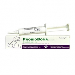 ProbioBona Пробиотик жидкий в шприце, 10 мл - Пробиотики для собак
