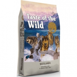 Taste of the wild Wetlands Canine корм для собак корм для собак с уткой и перепелом 12,2кг  -  Сухой корм для собак - Taste of the Wild     