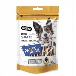Сендвіч з куркою ласощі для собак Pause Snack 80г 8213 -  Ласощі для собак -   Вид В упаковці  