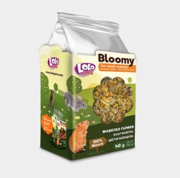 Корм LoloPets Bloomy цветы календулы для грызунов, 40 г - Similar products
