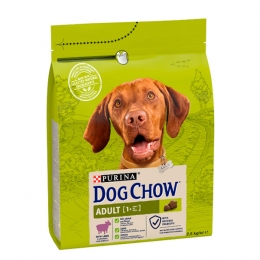Dog Chow Adult 1+ сухой корм для собак с ягненком -  Сухой корм для собак -   Ингредиент: Ягненок  