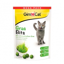 GimCat Gras Bits Витамизированные травяные шарики для кошек, 425 г -  Лакомства для кошек - Gimcat   