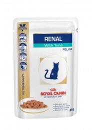 Royal Canin RENAL Tuna влажный корм для кошек при заболеваниях почек 85г -  Влажный корм для котов -  Ингредиент: Тунец 