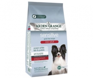 Arden Grange Sensitive Mini Adult с белой рыбой и картофелем сухой корм для собак мелких пород -  Сухой корм для собак -   Потребность: Пищеварительная система  