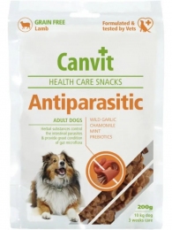 Canvit Antiparasitic  с ягненком Лакомство для собак с чувствительным пищеварением 200г - 