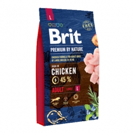 Brit Premium Dog Adult L для взрослых собак крупных пород -  Премиум корм для собак 