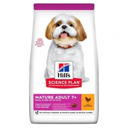 Hill's SP Canine Mature Adult 7+ Small & Miniature с курицей и индейкой для собак мелких пород старше 7 лет -  Hills корм для собак 
