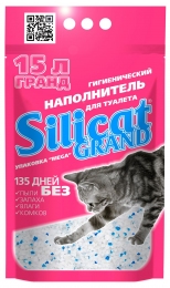 Silicat Grand силикагелевый наполнитель 15л -  Наполнитель для кота - Silicat     