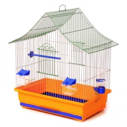Клетка для птиц Алиса, Лори -  Клетки для попугаев -   Вид крыши: Домик  