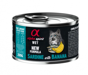 Вологий корм Alpha Spirit Sardine with Banana Complete для дорослих котів, з сардиною та бананом, 200 г - Similar products