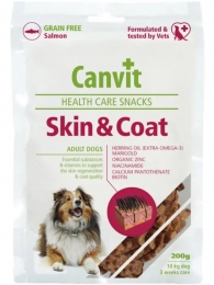 Canvit Skin and Coat для шкіри та шерсті Ласощі для собак 200г - 