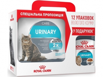 АКЦИЯ Royal Canin Urinary Care - сухой корм для поддержания здоровья мочевыделительной системы у кошек 2 кг + 12 паучей -  Акции Royal Canin   