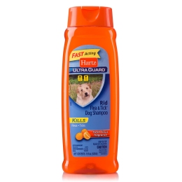 Hartz Rid Flea & Tick Shampoo Fresh Citrus шампунь инсектоакарицидный для собак с цитрусом 500 мл - Косметика для собак