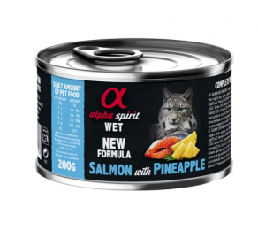 Вологий корм Alpha Spirit Salmon with Pineapple Complete для дорослих котів, з лососем та ананасом, 200 г - Similar products