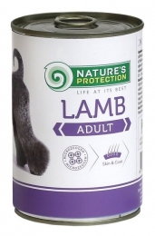 Корм Nature's Protection Adult Lamb вологий для дорослих собак усіх порід з ягнятиною 800 гр. -  Вологий корм для собак - Nature's Protection   