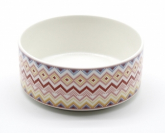 Миска Керамическая с орнаментом Красная 350 мл. -  Собаки - Другие     