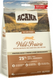 Acana Wild Prairie Cat Сухой корм для котят и кошек с курицей и рыбой -  Сухой корм Акана для кошек 