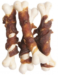 Ласощі кальцієва кісточка з качкою 250 г -  Кістки для собак 