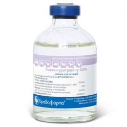 Розчин уротропін (гексаметилентетраміну) 40% -  Ветпрепарати для сільгосп тварин - Бровафарма     