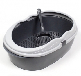 Туалет глубокий с бортом и сеткой 40х30х15см