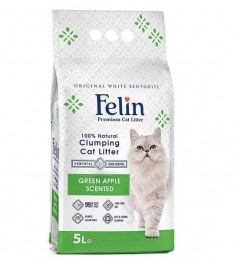 Felin наполнитель для кошек зеленое яблоко Felin наполнитель для кошек зеленое яблоко - Наполнитель для кошачьего туалета