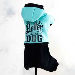Комбінезон Лайк трикотаж на флісі (хлопчик) -  Одяг для собак -   Матеріал Трикотаж  